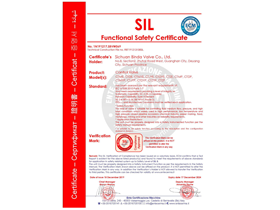 SIL3設(shè)備安全性能等級證書1
